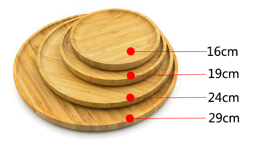 100% bamboo trays