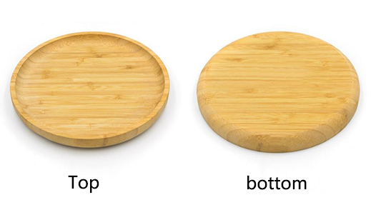round bamboo plates