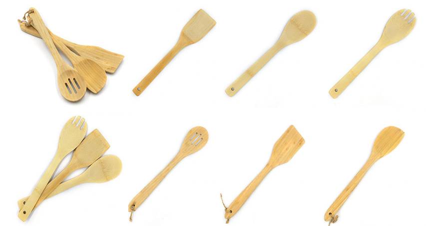 bamboo cooking accessory set