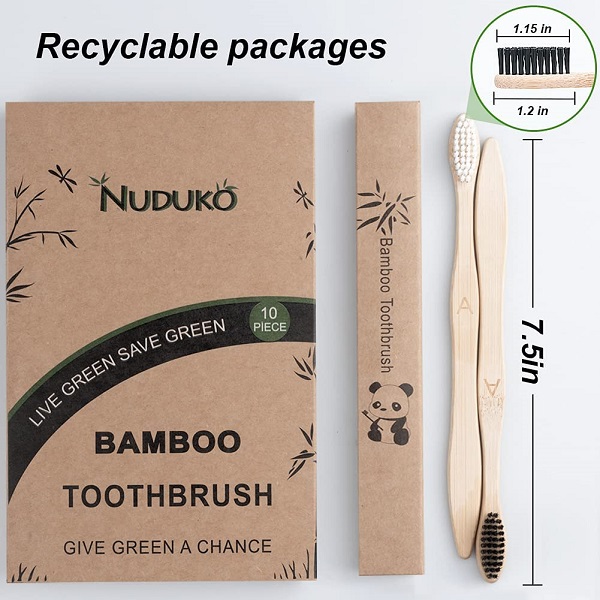 Biodegradable Bamboo Toothbrushes