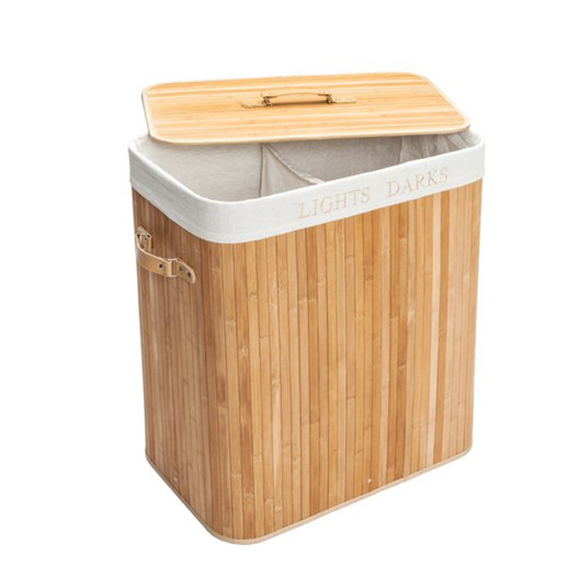 bamboo laundry basket