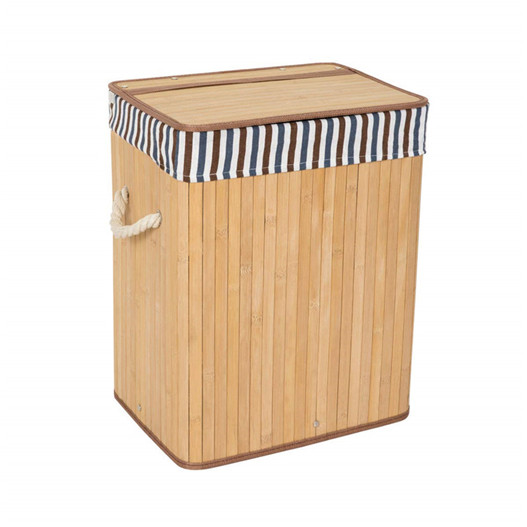 Natural Bamboo Laundry Basket