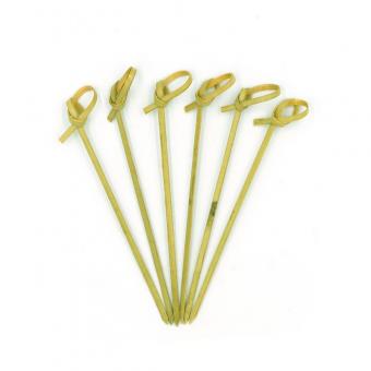 bamboo flower knot picks