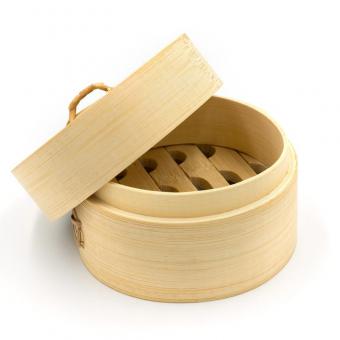 2 Tier Bamboo Steamer