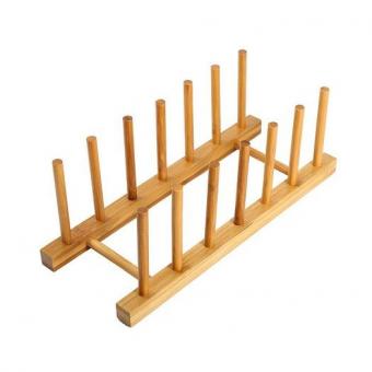 Bamboo Plates Holder