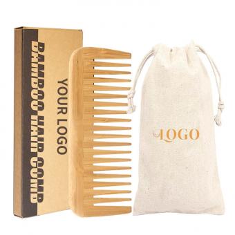 Natural Bamboo Tooth Comb