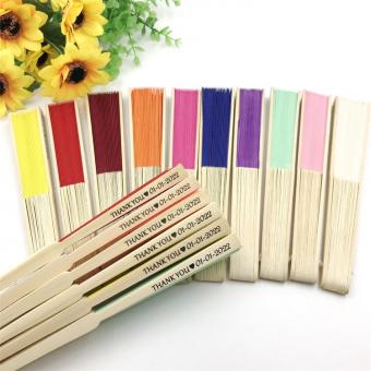 silk bamboo hand fan