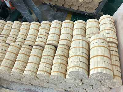 Bamboo stick making process